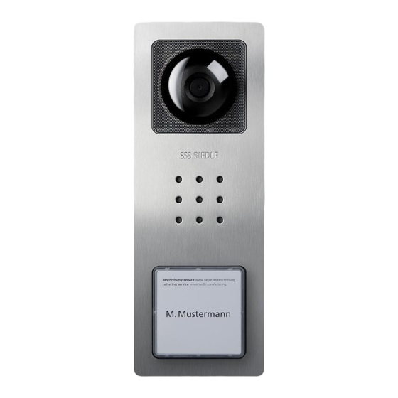 SSS Siedle CV 850-1 Produktinformation