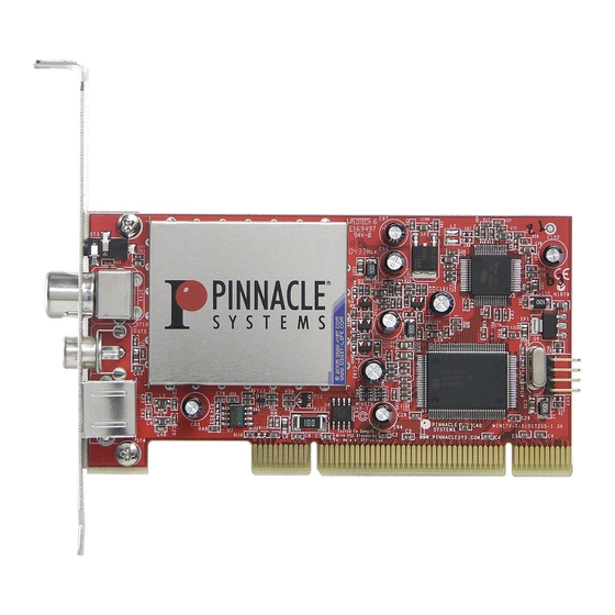 Pinnacle PCTV 300i Handbuch