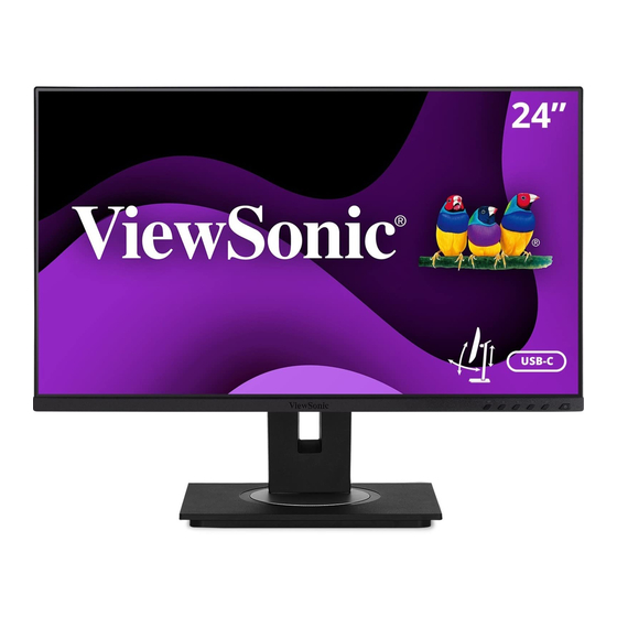 ViewSonic VG2456a Bedienungsanleitung