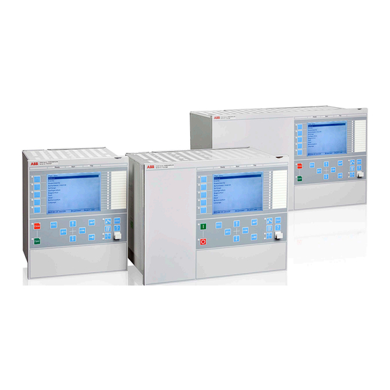 ABB Relion 670 Serie Handbuch