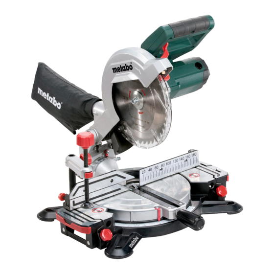 Metabo KS 216 M Lasercut Originalbetriebsanleitung