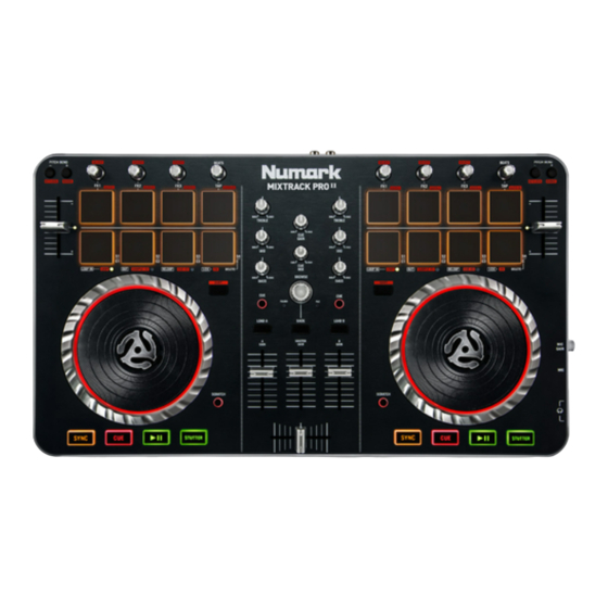 Numark Mixtrack Pro II Benutzerhandbuch