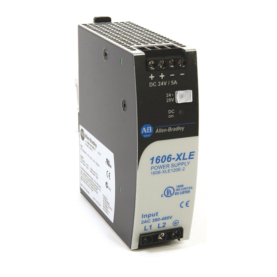Rockwell Automation 1606-XLE120E-2 Bedienungsanleitung