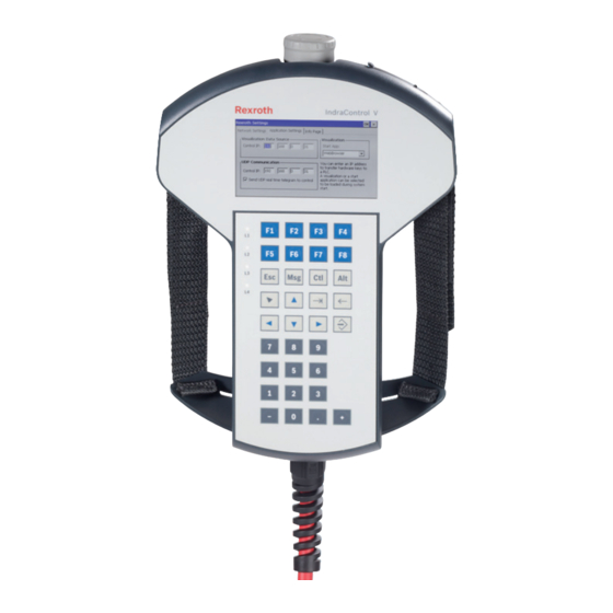 Bosch Rexroth IndraControl VCH 05.1 Betriebsanleitung