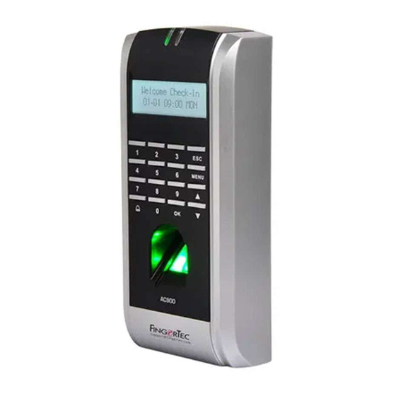 FingerTec AC900 Anleitung
