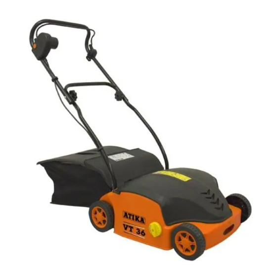 ATIKA VT 36 Betriebsanleitung