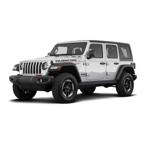 Jeep WRANGLER 2018 Benutzerhandbuch