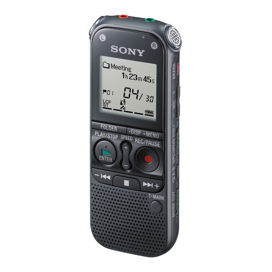 Sony ICD-AX412F Bedienungsanleitung