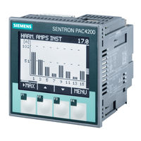 Siemens Sentron PAC 3200 Handbuch