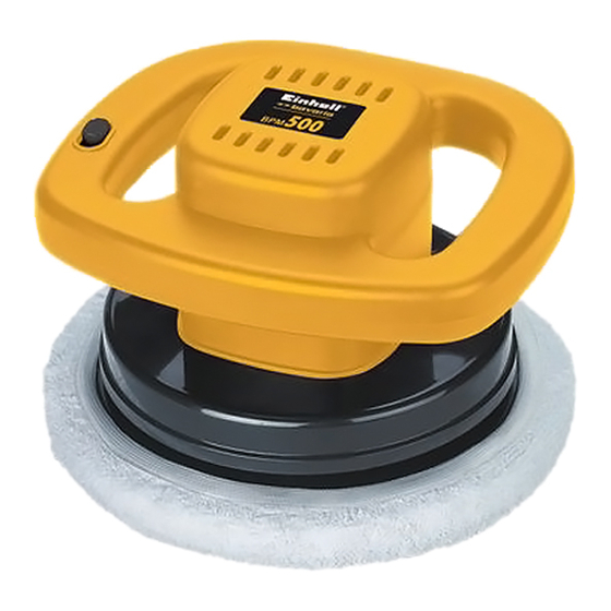 EINHELL Bavaria BPM 500 Bedienungsanleitung