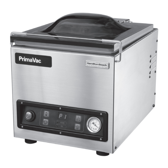 Hamilton Beach PrimaVac HVC254-CE Bedienungsanleitung