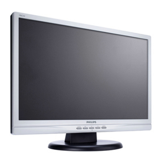 Philips 190WV7 Handbuch