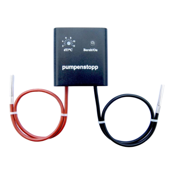 VWL Pumpenstopp Bedienungsanleitung