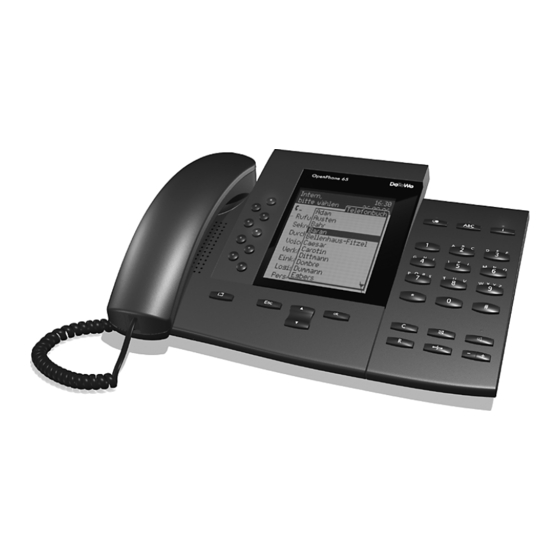 Aastra OpenPhone 61 Bedienungsanleitung