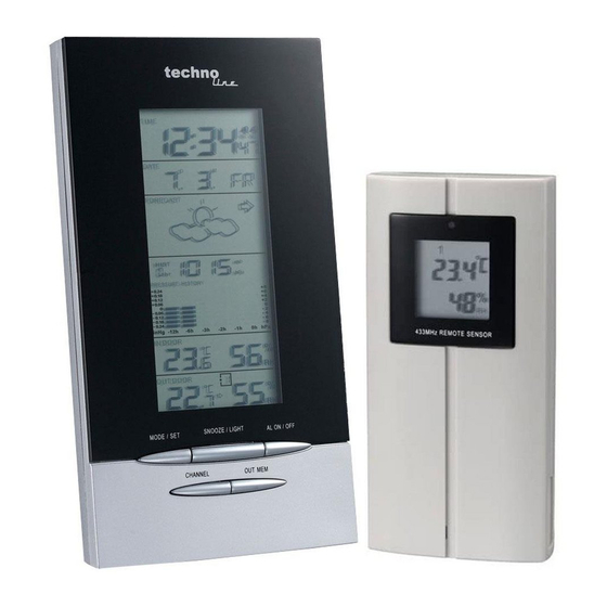Technoline WS 6730 Bedienungsanleitung