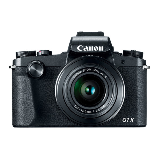 Canon PowerShot G1 X Mark III Benutzerhandbuch