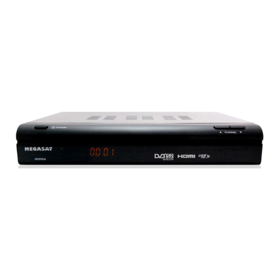 Megasat HD500se Handbücher