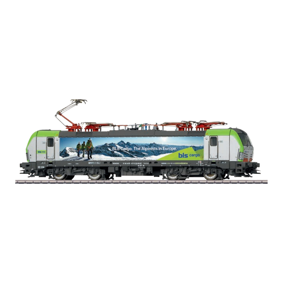 Märklin Re 475 Vectron Bedienungsanleitung