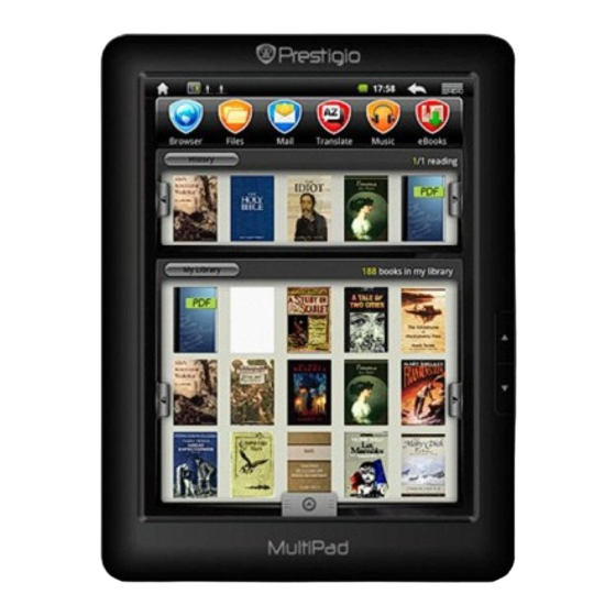 Prestigio Multipad PMP3384B Schnellstartanleitung