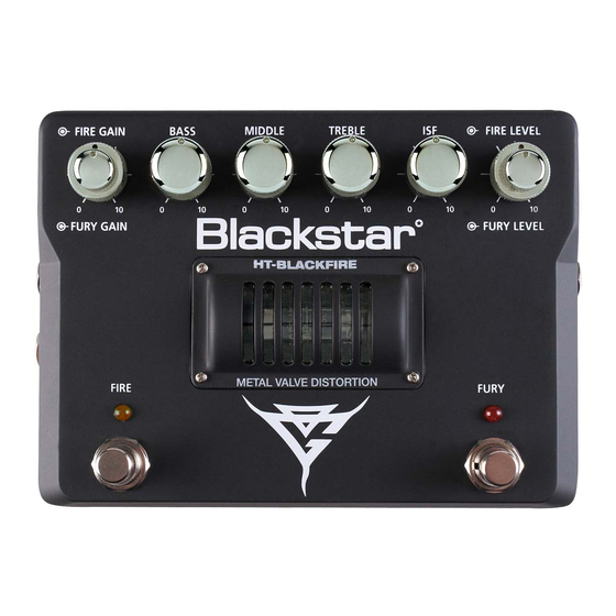 Blackstar HT-Blackfire Bedienungsanleitung