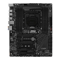 Msi X99S SLI PLUS Bedienungsanleitung