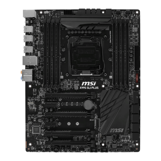MSI X99S SLI PLUS Bedienungsanleitung