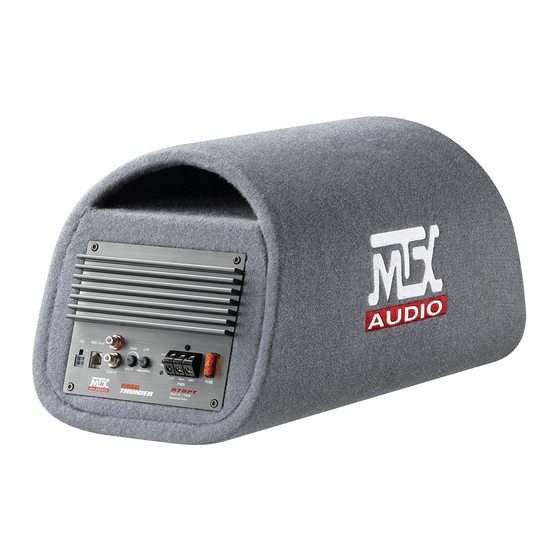 MTX Audio ROAD THUNDER RT8PT Handbücher