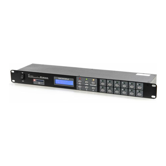 thomann STAIRVILLE DR-1 Bedienungsanleitung