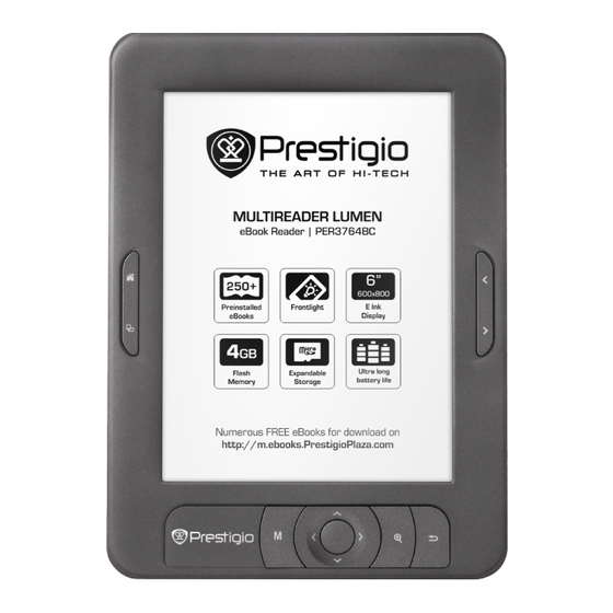 Prestigio MultiReader 3764 Bedienungsanleitung