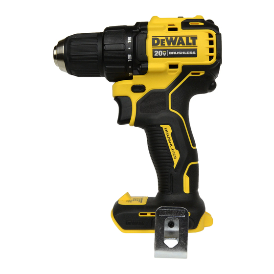 DeWalt DCD708 Originalanweisungen