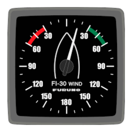 Furuno wind data FI-303 Bedienungsanleitung