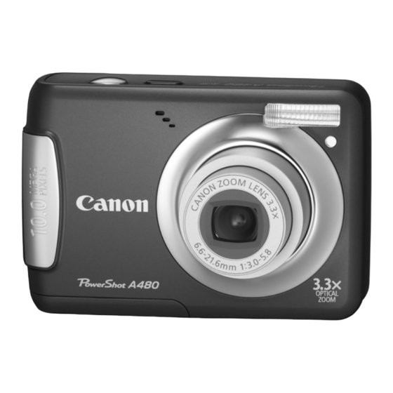 Canon PowerShot A480 Handbücher