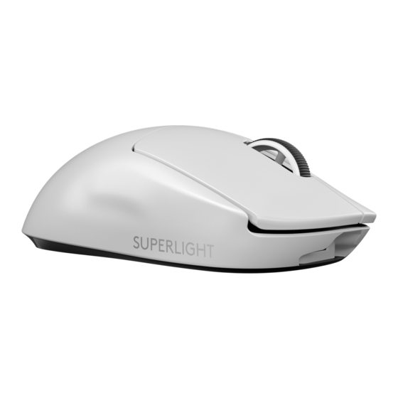 Logitech Pro x superlight Bedienungsanleitung