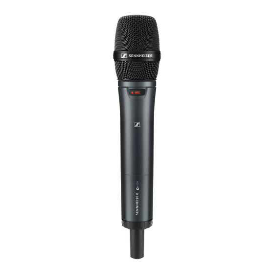Sennheiser evolution wireless G4 100-Serie Bedienungsanleitung