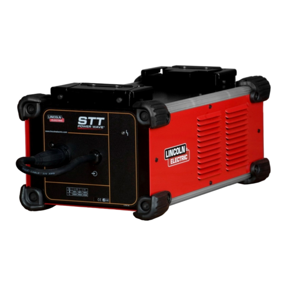 Lincoln Electric Power Wave S350 CE STT module Bedienungsanleitung