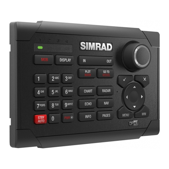 Simrad NSO Bedienungsanleitung