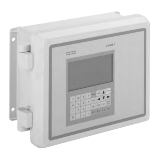 Siemens FUE1010 IP65 NEMA 4X Benutzerhandbuch