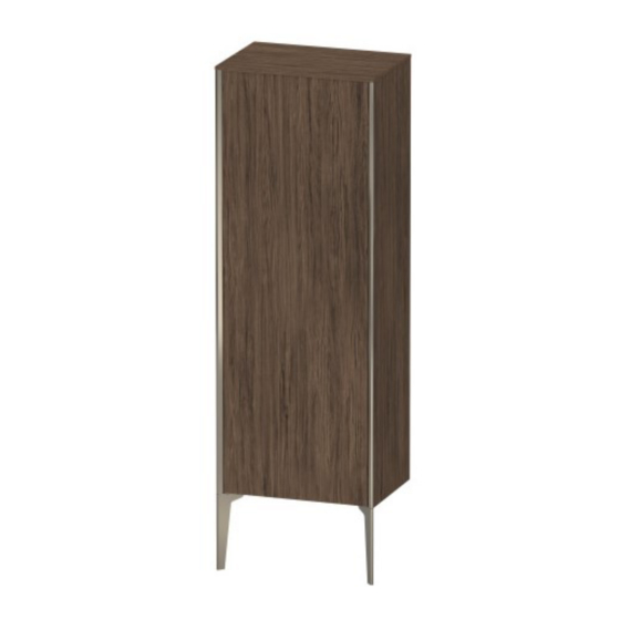 Duravit XViu Serie Montageanleitung