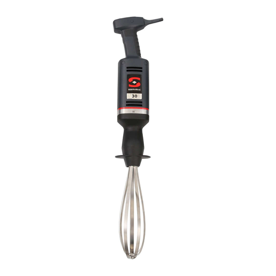 sammic XM-30 Gebrauchsanweisung