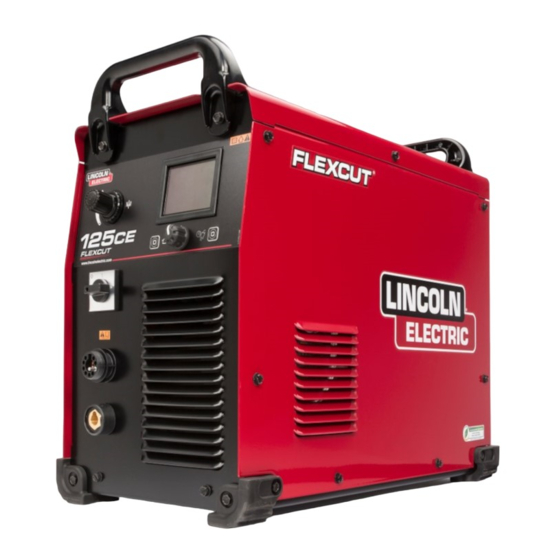Lincoln Electric FlexCut 125 CE Bedienungsanleitung