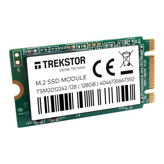 TrekStor M.2 SSD MODULE Serie Kurzanleitung