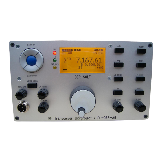 QRP PROJECT DL-QRP-AG Bedienungsanleitung