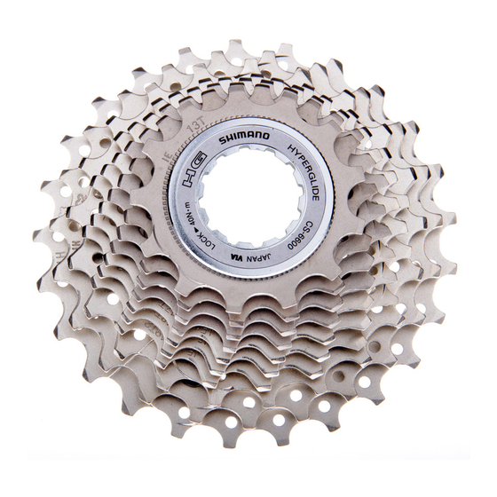 Shimano CS-6600 Einbauanleitung
