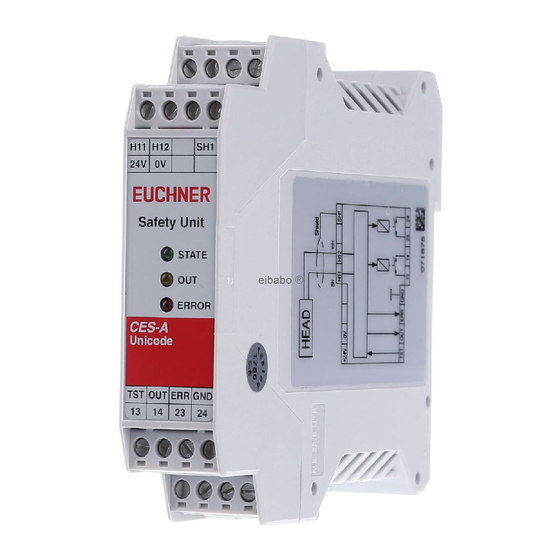 EUCHNER CES-A-ABA-01 Betriebsanleitung