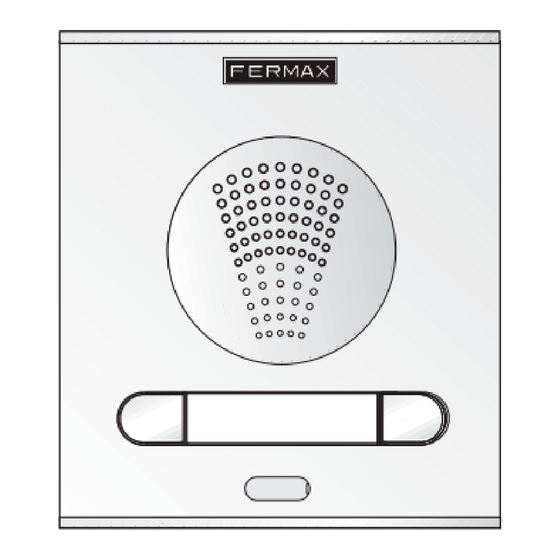 Fermax Kit Audio CITY VDS Installations- Und Benutzerhandbuch