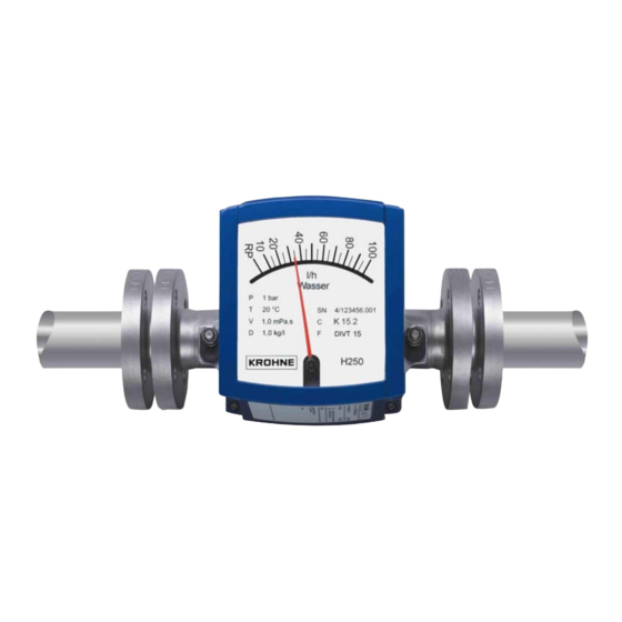 KROHNE H 250 U Handbücher