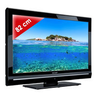 Sharp Aquos LC-26SH330E Bedienungsanleitung