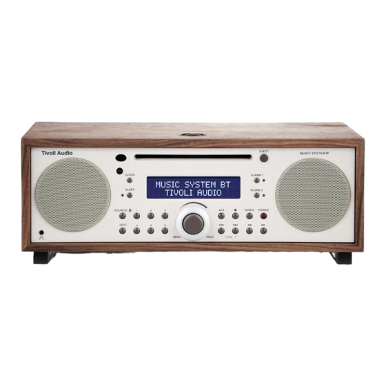 TIVOLI AUDIO MUSIC SYSTEM + BEDIENUNGSANLEITUNG PdfHerunterladen ManualsLib