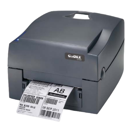 Godex G530 Benutzerhandbuch
