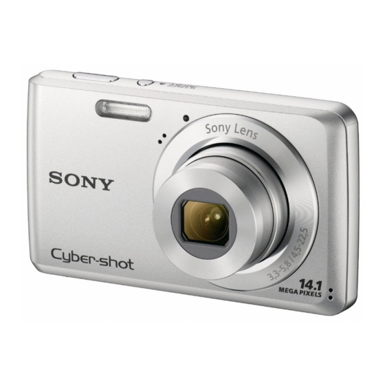 Sony Cyber-shot DSC-W520 Gebrauchsanleitung